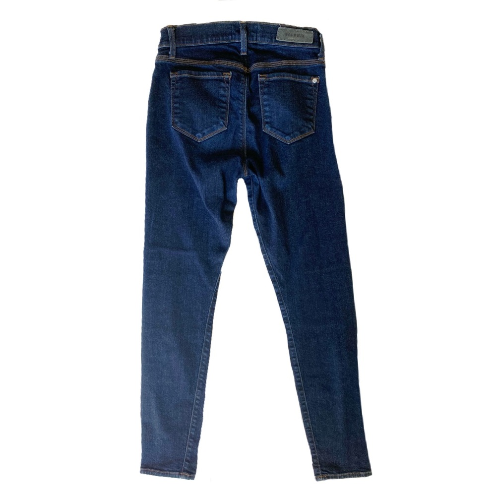 BALDWIN Kansas City Karlie High Rise Cropped Skinny Jeans in Dark Blue - Picture 13 of 13